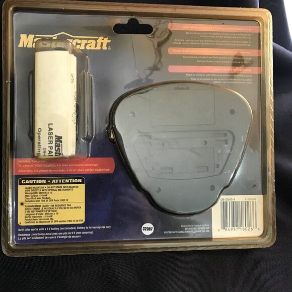 Mastercraft Laser Car Parking Guide AC Adapter New in Original Packaging - Picture 4 of 6